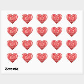 Abstract Hart Valentijnsdag Sticker (Vel)