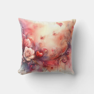 Abstract Harten Rozen Worp Kussen