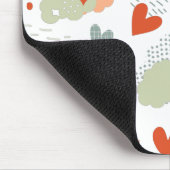 Abstract hartenpatroon muismat (Hoek)