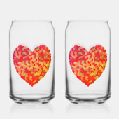Abstract Heart Confetti Art (Recto)