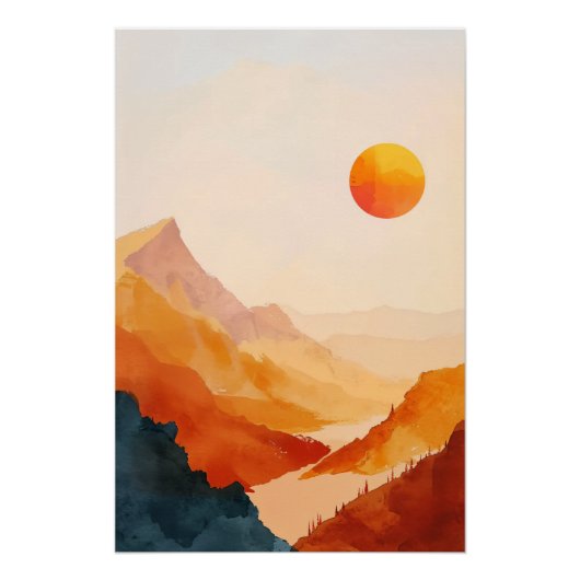 Abstract Heaven Perfect Poster (Voorkant)