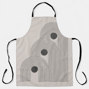 Abstract hedendaags poster uit het midden van de e schort