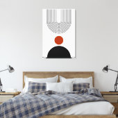 Abstract hedendaagse moderne middeleeuwse moderne canvas afdruk (Insitu (Slaapkamer))