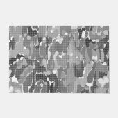 Abstract, helder, veelkleurig hormoon deurmat (Voorkant)