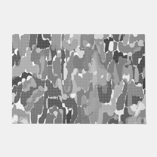 Abstract, helder, veelkleurig hormoon deurmat (Voorkant)