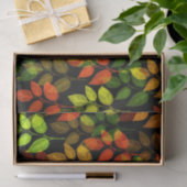 Abstract herfstbladpatroon tissuepapier (Geschenk)