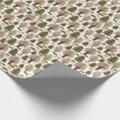 Abstract herfstbos naadloos patroon cadeaupapier (Hoek)