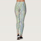 Abstract Herringbone - fern Leggings (Achterkant)