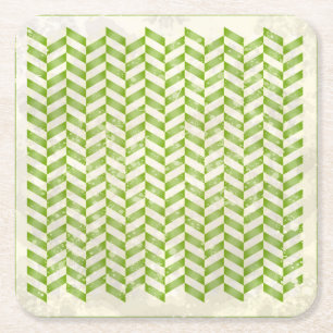 Abstract herringbone in griekenland vierkante kartonnen onderzetter
