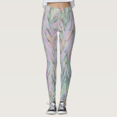 Abstract Herringbone - lavender Leggings (Voorkant)