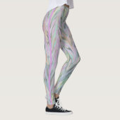 Abstract Herringbone - lavender Leggings (Rechts)