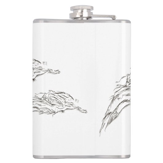 abstract heupfles (Achterkant)