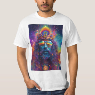 abstract hippy roken DMT, met universum komt O T-shirt