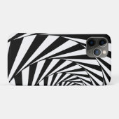 Abstract Hoesje voor zwarte en witte ronddraaiing  (Achterkant (horizontaal))