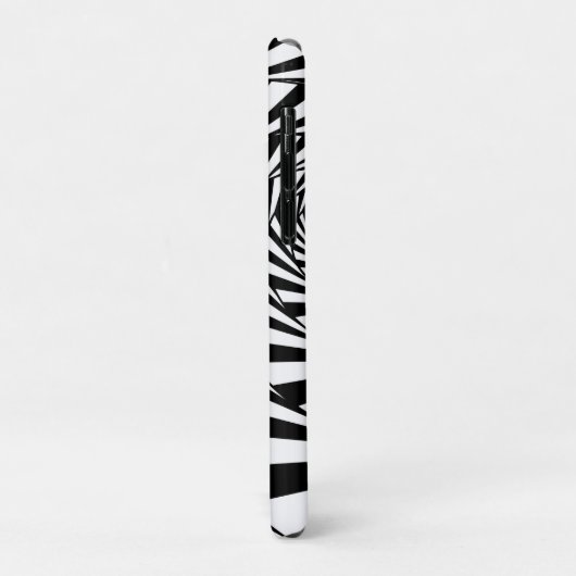 Abstract Hoesje voor zwarte en witte ronddraaiing  (Achterkant/links)