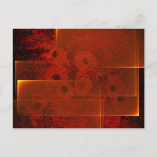 Abstract horizontaal briefkaart van het landschap