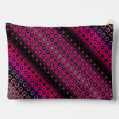 Abstract Hot Pink Pattern Cosmetic Bag Etui (Achterkant)