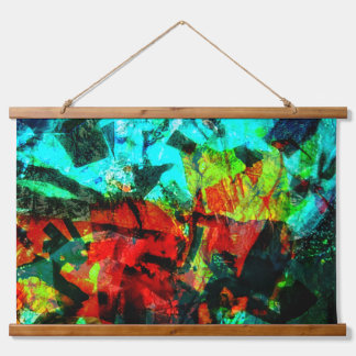 abstract houten bekleed wandtapijt, rustig hangend wandkleed
