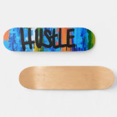Abstract Hustle Skateboard (Horizontaal)