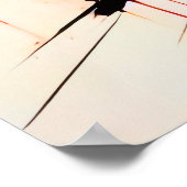 Abstract impressionisme minimalisme 3:2 poster (Hoek)