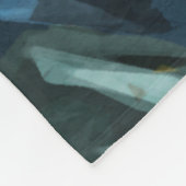 Abstract impressionisme van de Amerikaanse rode ee Fleece Deken (Hoek)