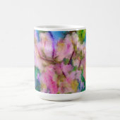 Abstract Impressionist Floral Flower Cup Mok (Center)