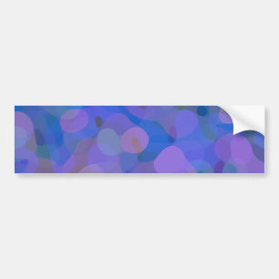 Abstract in Blauw, Paars, en Groen Bumpersticker