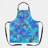 Abstract in Blues, Greens & Purples Schort (Voorkant)