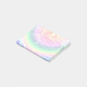 Abstract - in brand met Psychedelische regenboogkl Post-it® Notes (Schuin)