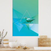 Abstract in de natuur poster (Keuken)