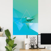 Abstract in de natuur poster (Thuiskantoor)