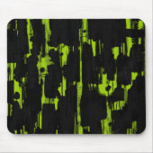 Abstract in het zwart - Martian Green Muismat (Voorkant)