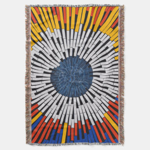 Abstract in tape—Starburst Deken