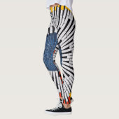 Abstract in tape—Starburst Leggings (Links)