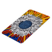 Abstract in tape—Starburst Magneet (Linkerzijde)