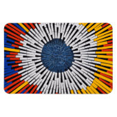 Abstract in tape—Starburst Magneet (Horizontaal)