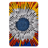 Abstract in tape—Starburst Magneet (Verticaal)