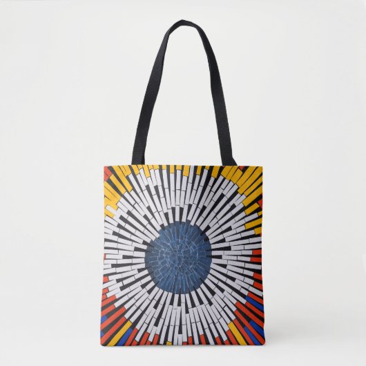 Abstract in tape—Starburst Tote Bag (Voorkant)