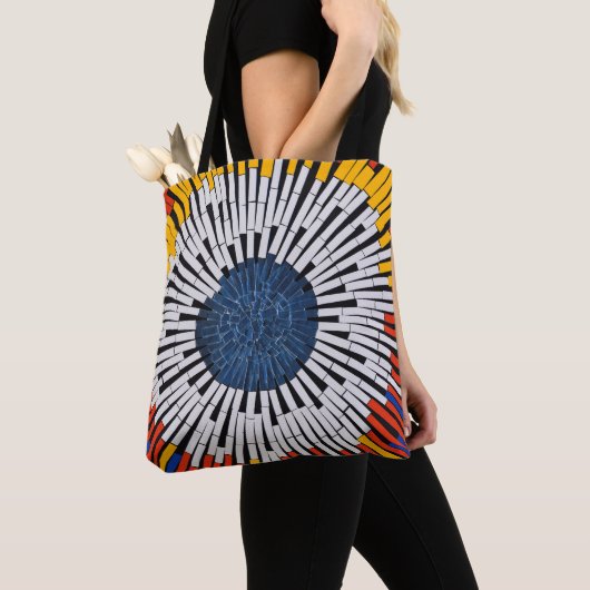 Abstract in tape—Starburst Tote Bag (Dichtbij)