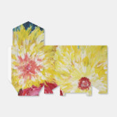 Abstract, indrukwekkend schilderen bedankdoosjes (Uitgevouwen)