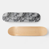 Abstract industriële afbeelding skateboard (Horizontaal)