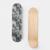 Abstract industriële afbeelding skateboard (Voorkant)