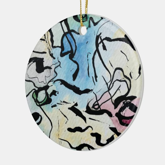 Abstract Ink Keramisch Ornament (Links)