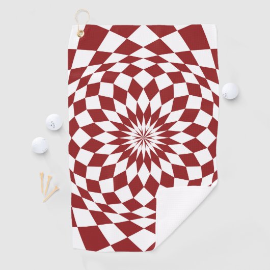 Abstract interieurontwerp golfhanddoek (Insitu)