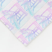 Abstract intertwining fleece deken (Hoek)