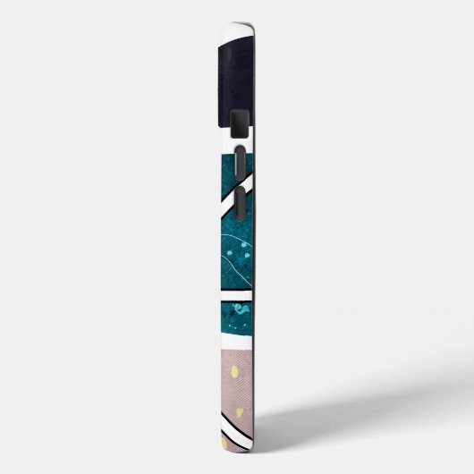 Abstract iphone 15 case ontwerp (Achterkant / Links)
