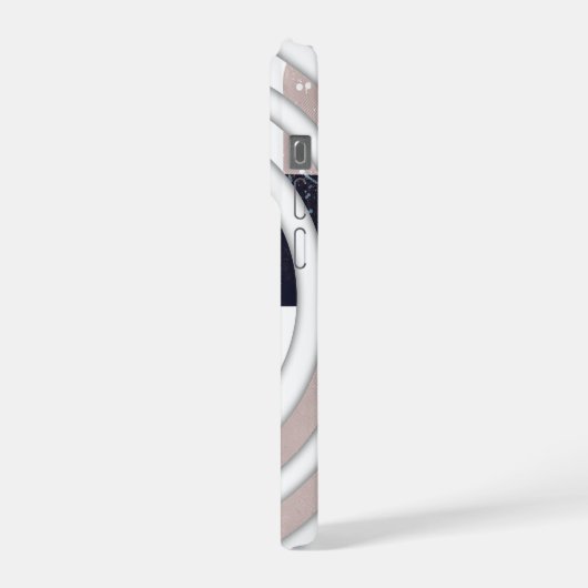 Abstract Iphone 15 pro Case Design (Côté gauche)