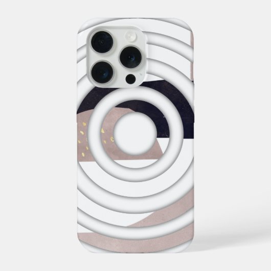 Abstract Iphone 15 pro Case Design Hoesje (Achterkant)