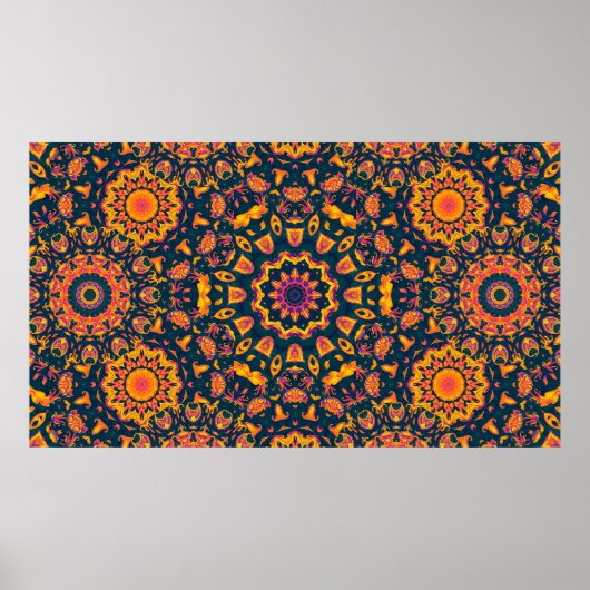 Abstract islamitisch patroon, arabische stijl. Naa Poster (Voorkant)