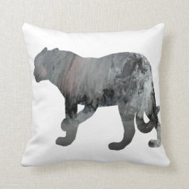 Abstract Jaguar silhouette Kussen